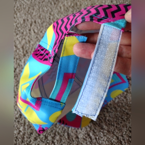 Retro Geometric Pattern Baseball Cap NWOT - Picture 7 of 10